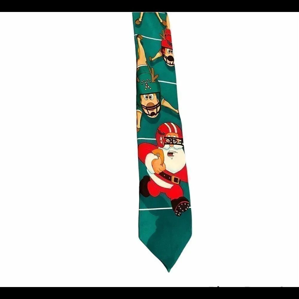 Hallmark Football Santa Tie - Picture 8 of 8